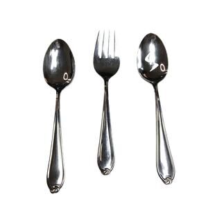 The Cellar bow knot flatware serving spoons set of 3
